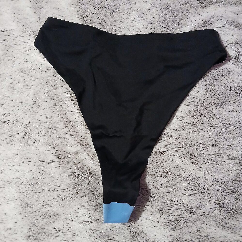 Asos Design Women's Recycled M&M  High Leg High Waist Bikini Bottom